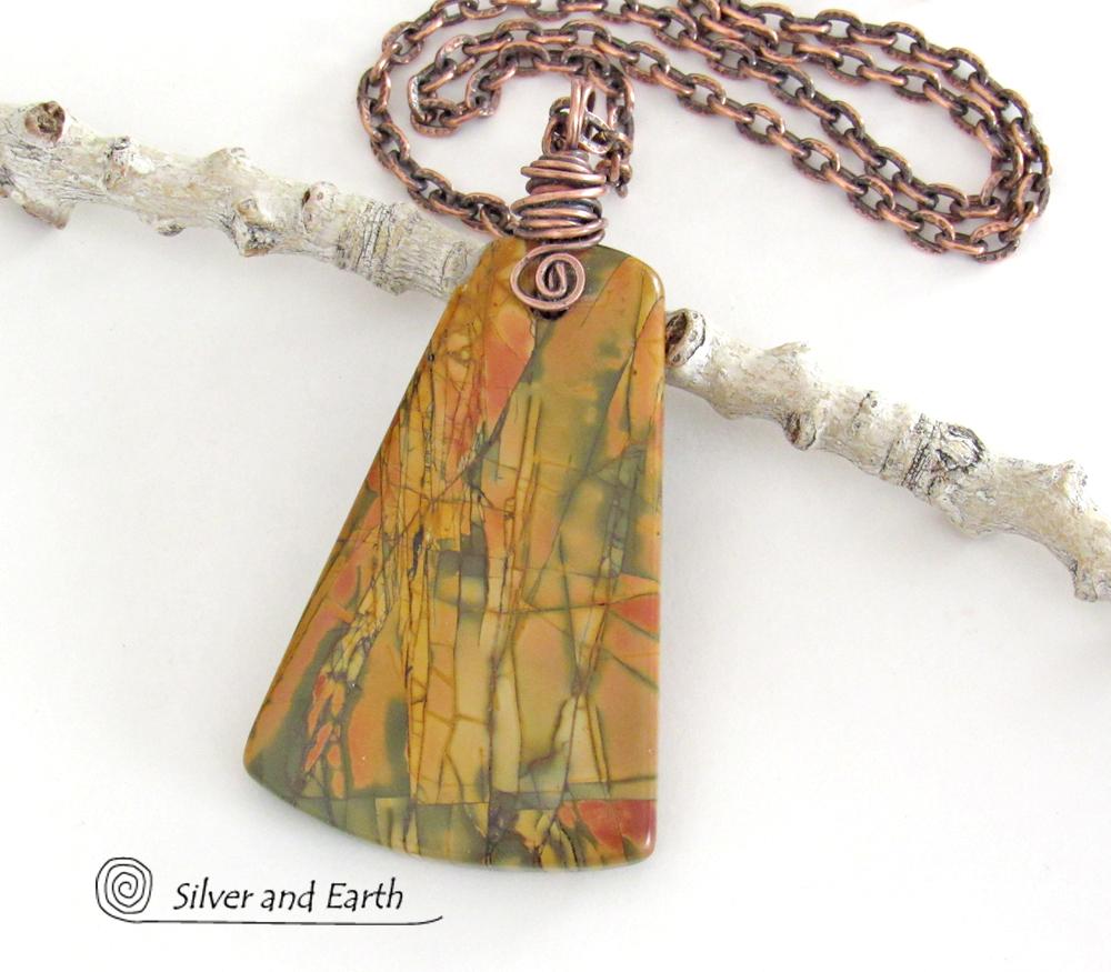 red creek jasper pendant